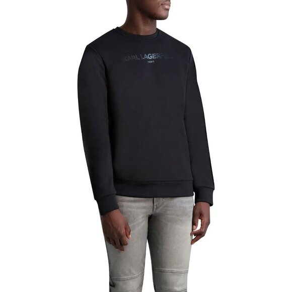 Karl Lagerfeld Paris Crew Neck Sweatshirt - Picture 1 of 14